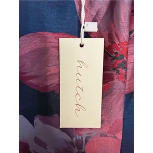 Hutch Luna Tiered Pleated Floral Maxi Dress Navy Pink Size 6 NWT thumbnail 3