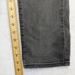 Levis 724 High Rise‎ Straight Jeans 28 Faded Black Dark Gray Denim 18883-0105 thumbnail 6
