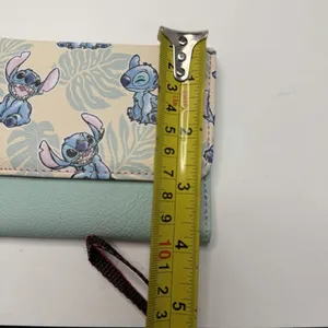 Loungefly Disney Lilo & Stitch Palm Leaves Passport Crossbody Bag Wallet Set thumbnail 12