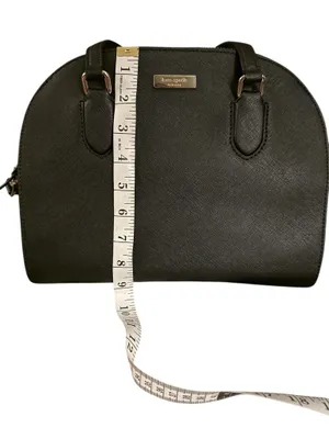 kate spade black satchel handbag thumbnail 6