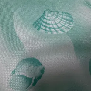 Vintage 70’s Jantzen Sea Shell Print Dagger Collar Top thumbnail 5