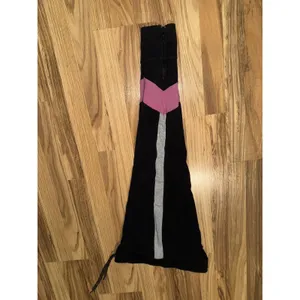 Victoria's Secret VS Love Pink M Colorblock‎ Zip Ankles Campus Yoga Legging thumbnail 6