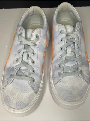 PUMA Kaia Platform Hazy Summer Women's Sneakers Tie-Dye Peach Blue White Size 10 thumbnail 4