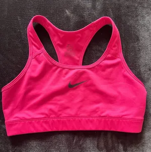 Nike Pink Dri-FIT Racerback Sports Bra thumbnail 1