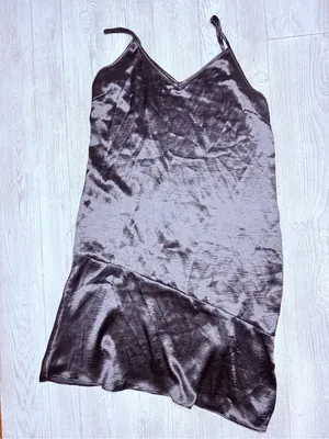 Sam Edelman Satin Slipdress Metallic Sparkle Boat Neck Sweater Black 14 thumbnail 5