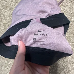 Nike Women's Purple and Black Sports Bra thumbnail 4