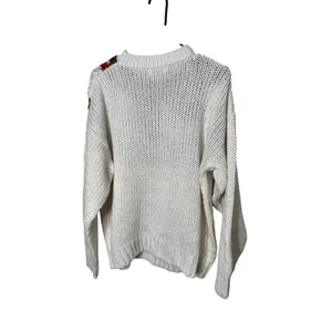 Vintage Carriage Court Cream Fair Isle‎ Knit Sweater Women's M Ramie Acrylic thumbnail 5