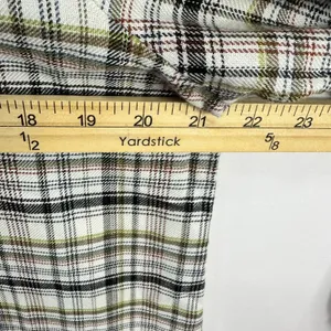 LOFT Plaid Button Down Shirt Women Medium Long Sleeve Preppy Academia Cottage‎ thumbnail 4