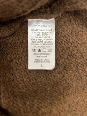 Double Zero Chocolate Brown Cable Crewneck Sweater thumbnail 7
