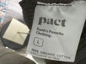 pact olive green full zip cotton thermal waffle hoodie sweatshirt jacket large thumbnail 6