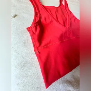 Lululemon Power Pivot Tank Top *Everlux - Carnation Red - 6 thumbnail 8