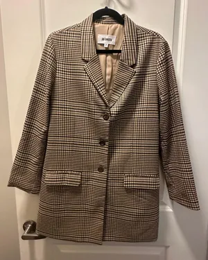 BB Dakota Plaid Tartan Blazer Jacket thumbnail 1