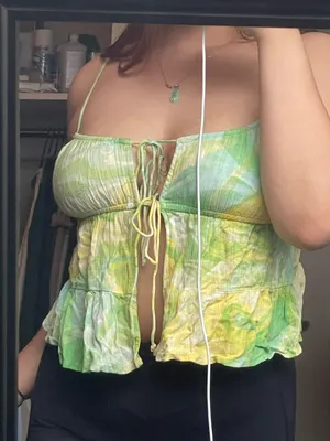American Eagle Tie Front Cami thumbnail 1