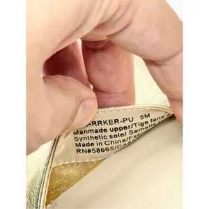 BP‎ Sandals Womens Size 5 Gold Parker Ankle Strap Chunky Triangular Heels thumbnail 9
