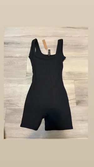 Skims cotton rib onesie thumbnail 3