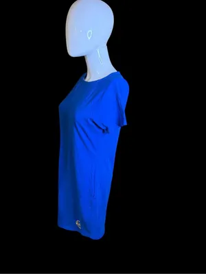 Michael Kors Royal Blue Short Sleeve Crewneck Dress thumbnail 5