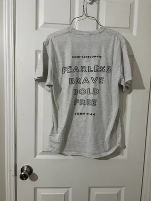 White tshirt Gray Size M thumbnail 2