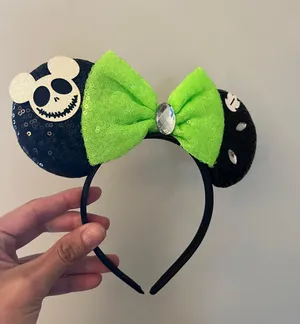 Disney Micky Minnie ear Happy Halloween ⚡️ custome NEW no tags thumbnail 1