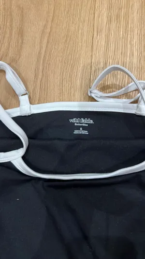 Wild fable Black athletic open back tennis dress thumbnail 2