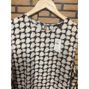Banana‎ Republic Cream And Black Tank Top Size XL thumbnail 3