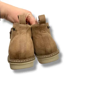 Skechers NWT Arch Fit Ankle Boots 7‎ Brown Mush Comfort Casual Zip thumbnail 5