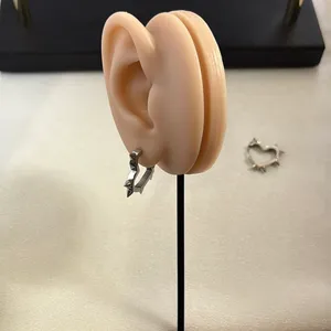 Spike Heart Stud Earrings for Men Women Streetwear Punk Hip Hop Unisex Style thumbnail 9