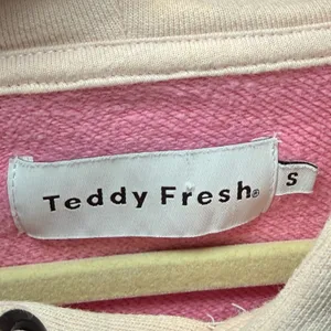 Teddy Fresh Colorblock Hoodie Pastel Pink Purple Teal Cotton Sweatshirt‎ Small thumbnail 3