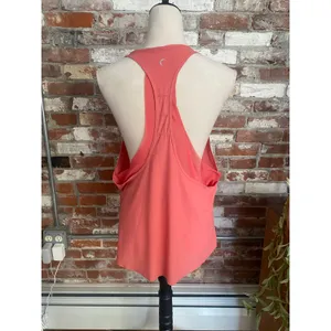 Zyia Active Coral Pink Chill Razor Back Tank Top XXL thumbnail 2
