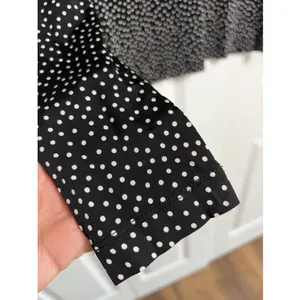 M.M.LaFleur Polka Dot Long Sleeve‎ Top Womens Size S Black White Juliana Dress thumbnail 3