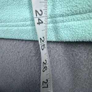 The North Face Pullover‎ Womens Small Green Fleece 1/4 Zip Mock Neck Lightweight thumbnail 12