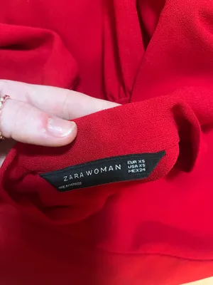 Zara red dress thumbnail 5