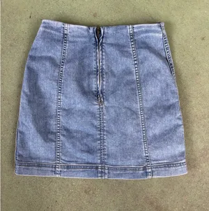 Free People Modern Femme Denim Stretch Skirt thumbnail 3