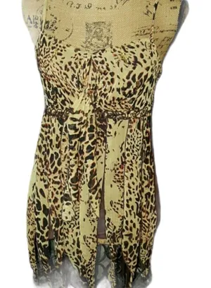 Vintage Carrie Allen Animal Print Top thumbnail 1