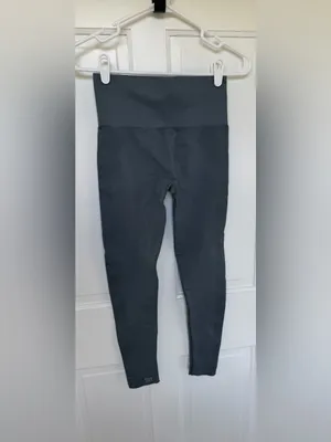 SET Active Gray‎ Seamless High Rise Leggings Size Small thumbnail 2
