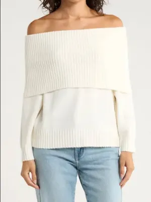 Abound Off the Shoulder Sweater thumbnail 1