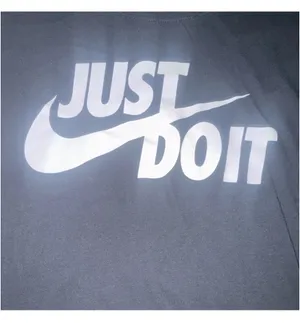 Nike The Nike Tee Men’s Black Short Sleeve Crew Neck Logo Graphic Tee Size L thumbnail 2
