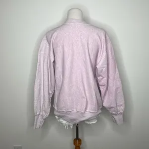 Rugged Sweats- Pink & Grey Heathered "North Carolina" Crewneck thumbnail 3