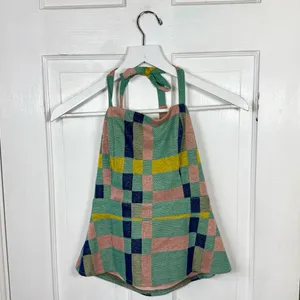 Anthropologie Eva Franco Mod Plaid Halter Top W2311 Sz XS thumbnail 3