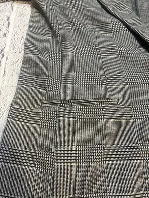 NWOT Old Navy Gray Glen Plaid‎ Open-Front Blazer thumbnail 9