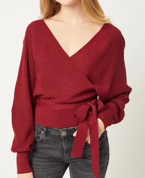 Love Tree Wrap Around Sweater thumbnail 1