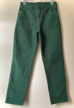 American Eagle Green Corduroy Pants thumbnail 1