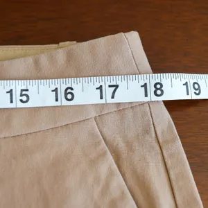 J.Crew Chino Pants Womens 14S Tan Brown Straight Leg‎ Stretch Cotton Style 22861 thumbnail 9