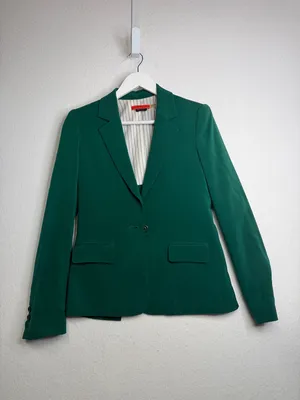 Alice + Olivia Emerald Green Women’s Fitted Blazer Small thumbnail 5