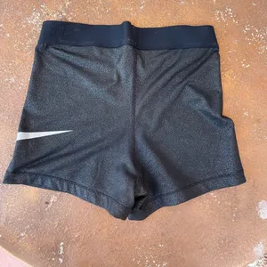 Nike silver dri fit spandex shorts thumbnail 2