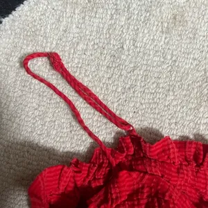 Urban Outfitters lace up crop top thumbnail 4