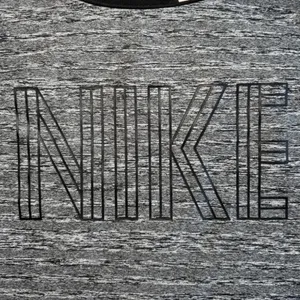 Nike Women M Performance Sporty Sleeveless Tank Top Gray Black thumbnail 3