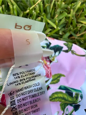 PQ Swim Reversible Scalloped Floral Bikini Bottoms Pink White Size S NWT $84 thumbnail 7