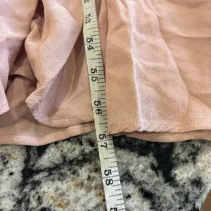 Reformation Winslow Wrap Maxi Dress in Blush Pink Women's Size Large READ FLAW thumbnail 7