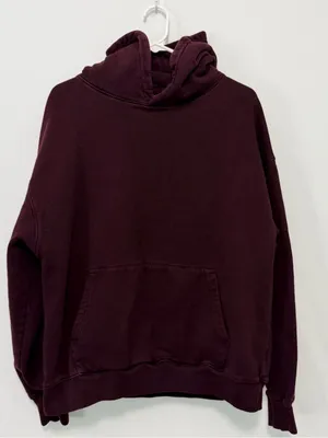 Colorful Standard Organic Oversized Hoodie in Oxblood Red Large thumbnail 14