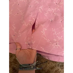 NWT Linden Hill Tencel Lyocell Midi Skirt Soft Flowy Drawstring Pink Floral thumbnail 5